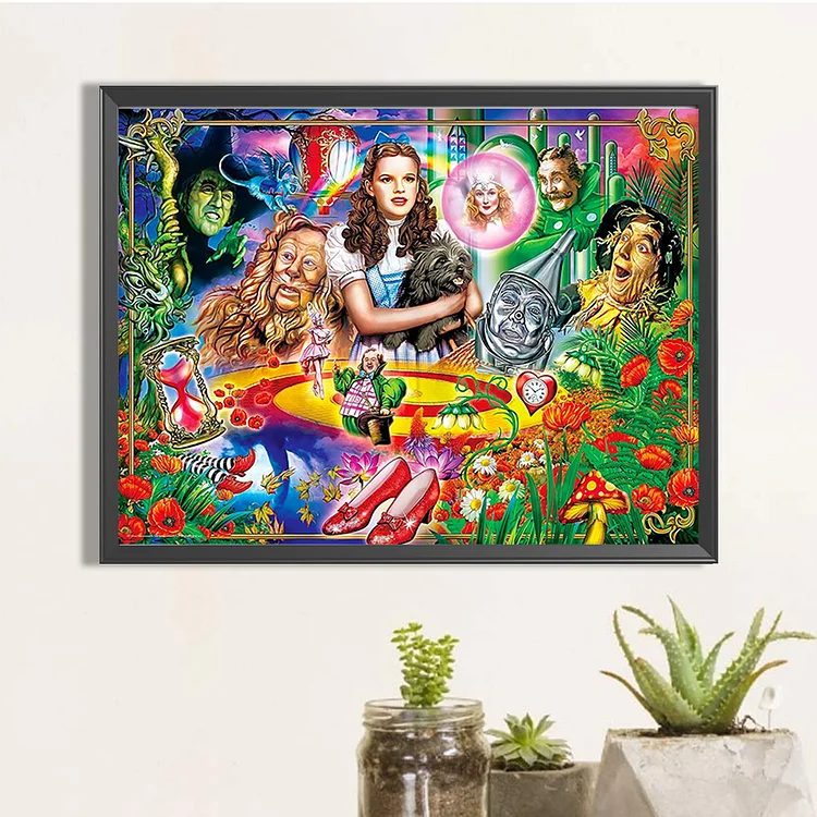 The Wizard of Oz (velvet cloth) AB drill full round/square diamond painting