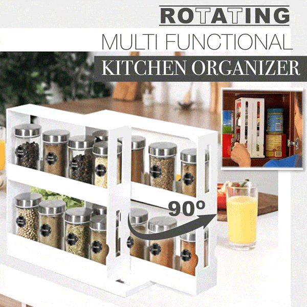 Rotating Multi Functional Kitchen Organizer
