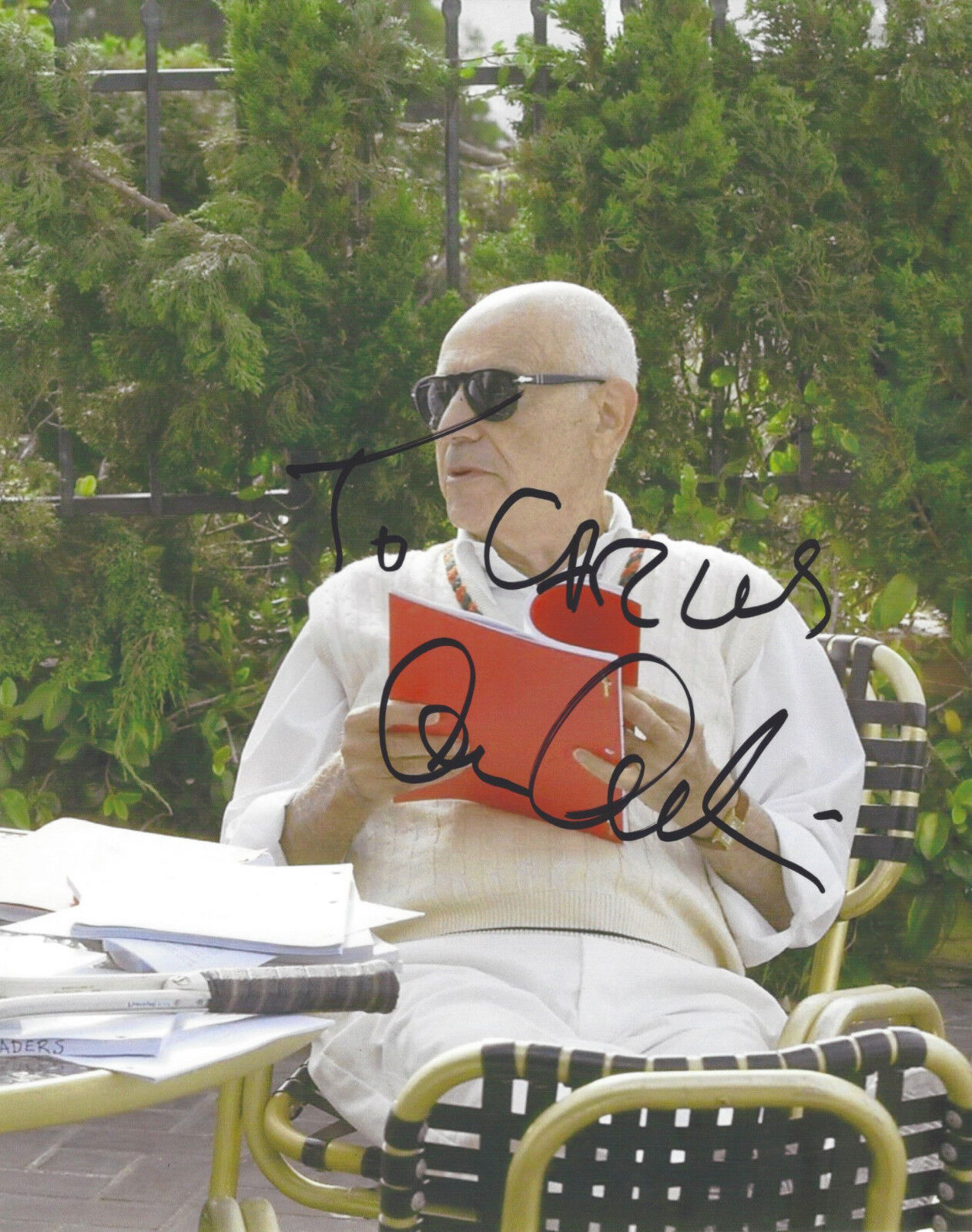 ALAN ARKIN SIGNED AUTHENTIC 'ARGO' 8X10 Photo Poster painting w/COA ACTOR LITTLE MISS SUNSHINE