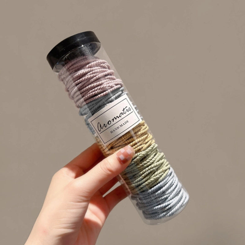 Canned Rubber Band Women’s Tie Head High Elastic Durable Hair Rope Tie Head New Rubber Band High Ponytail Hair Rope Hair Ring