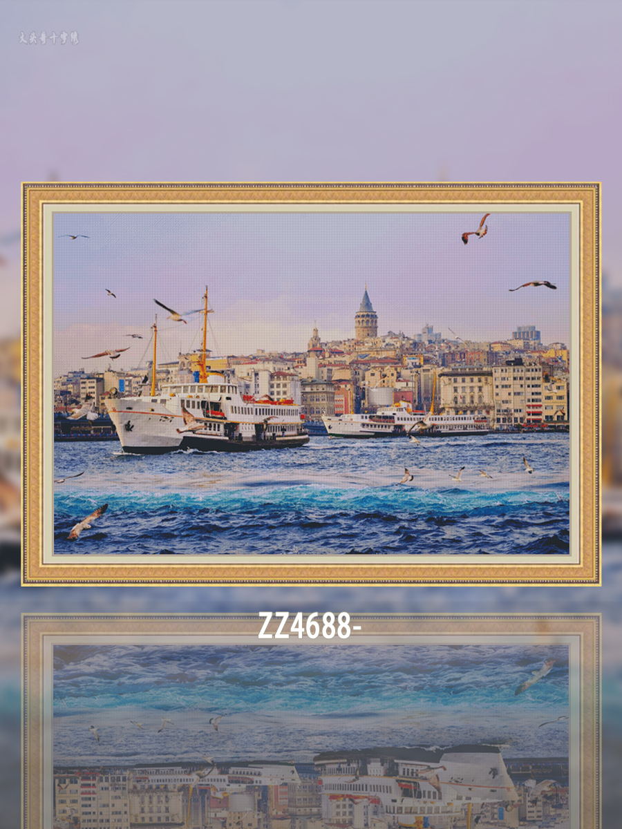 [ZZ4688-Quiet Harbor]  Painting Fairy Cross Stitch