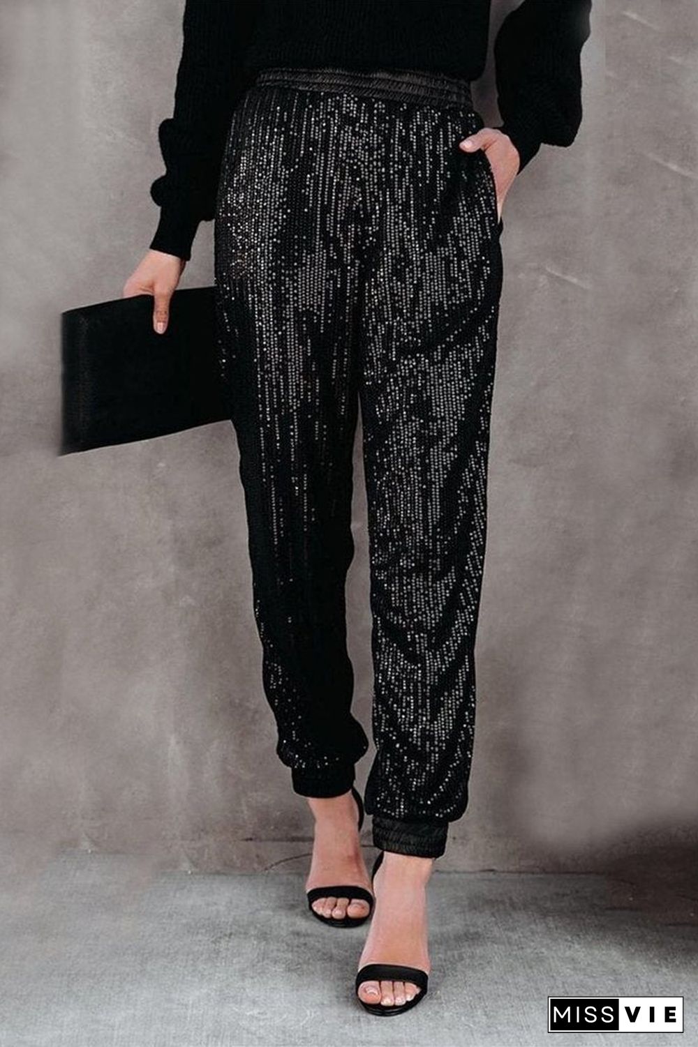 Show Your Sparkle Sequin Joggers
