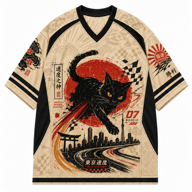 Crow Temple Mesh Jersey