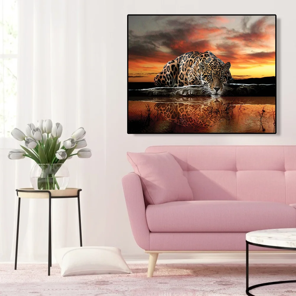 Lonely Leopard - Paint By Number(50*40cm)