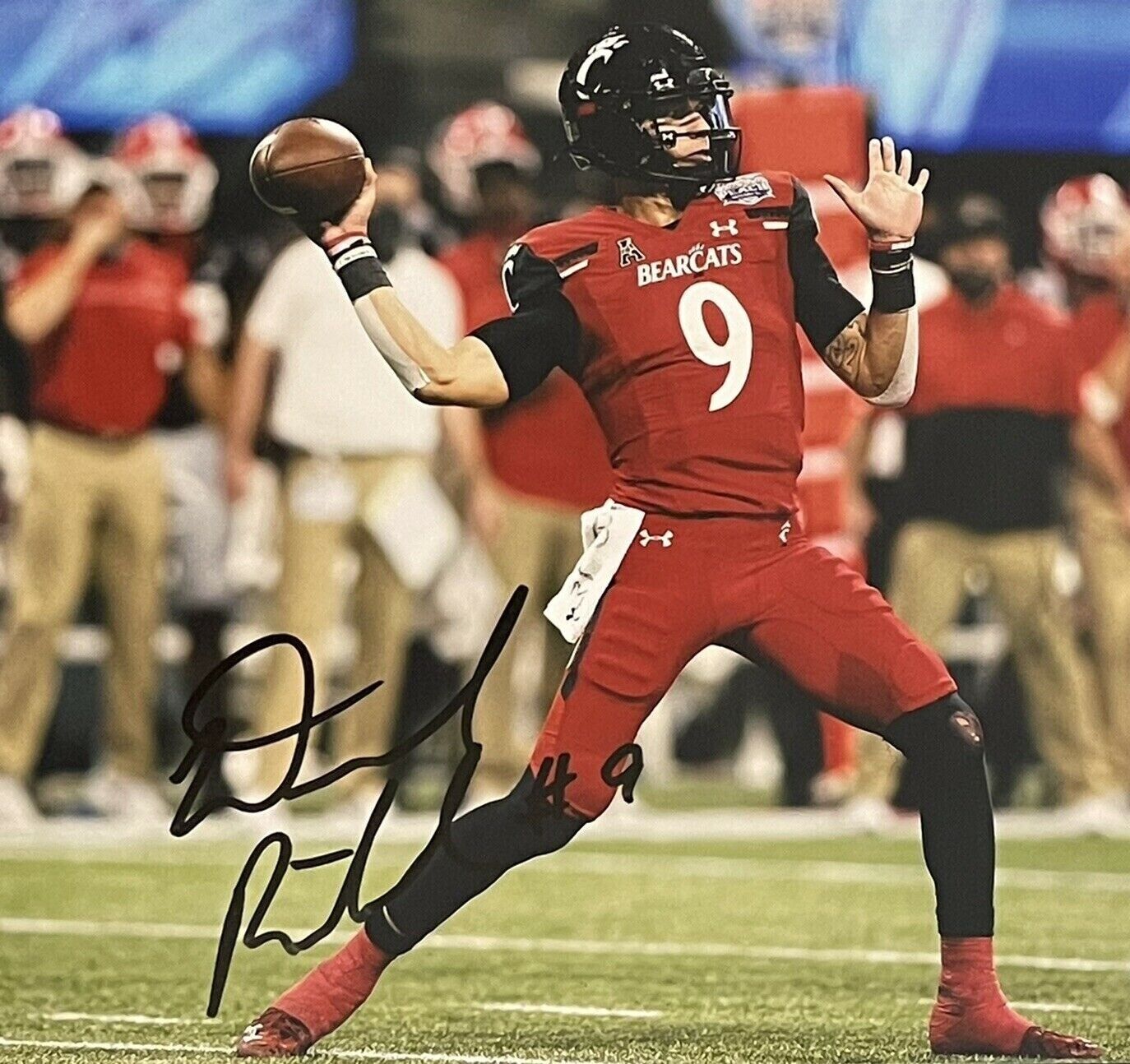 Desmond Ridder Autographed Signed 8x10 Photo Poster painting ( Cincinnati Bearcats ) REPRINT