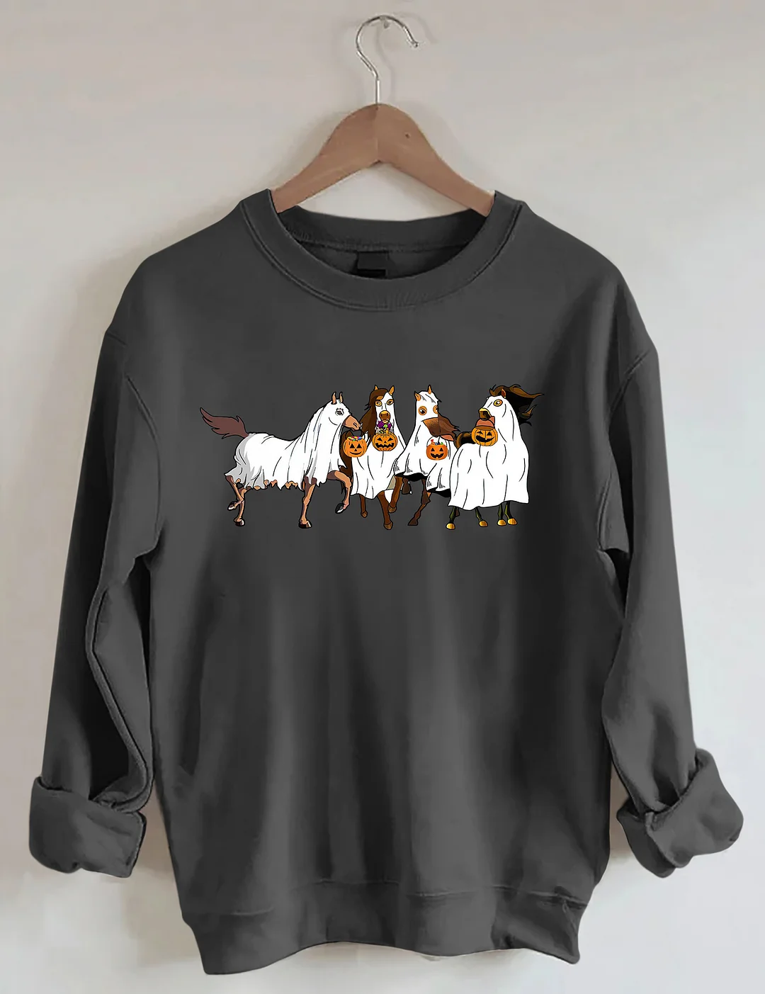 Halloween Horse Ghost Sweatshirt