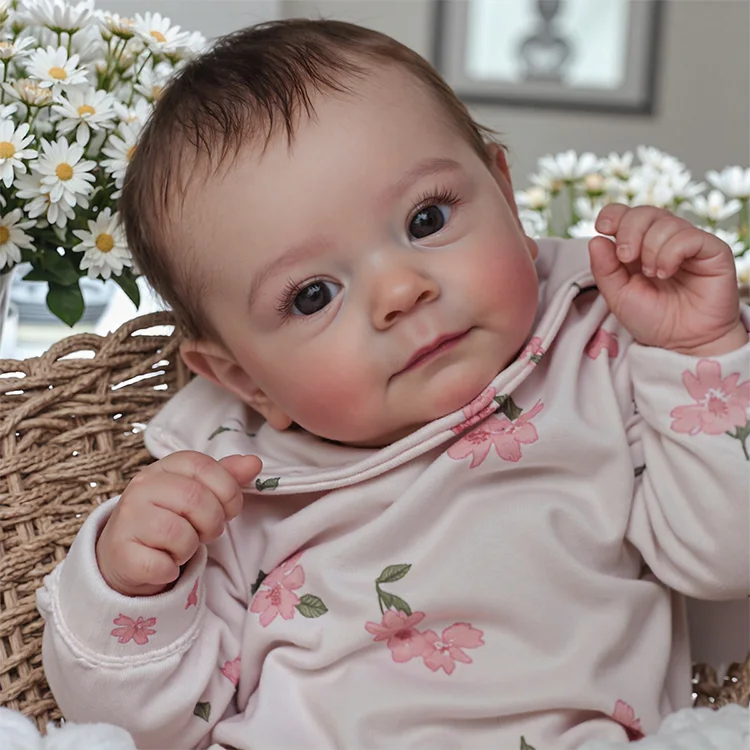 18" Real Lifelike Reborn Newborn Baby Doll Blue Opened Eyes Girl Named Viliera：Realistic Reborn Baby Dolls By Rsgdolls®