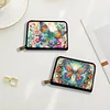 2pcs Animal Pattern Diamond Painting Fashion Card Holder Compact Coin Purse