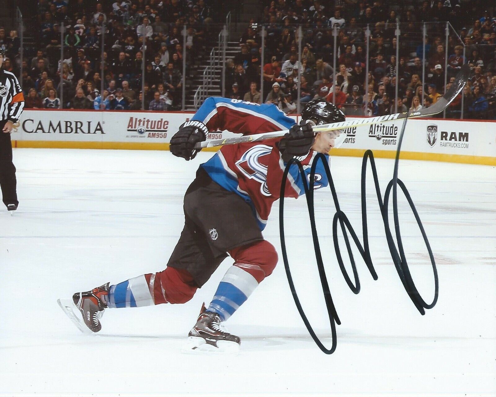 Nail Yakupov Signed 8x10 Photo Poster painting Colorado Avalanche Autographed COA