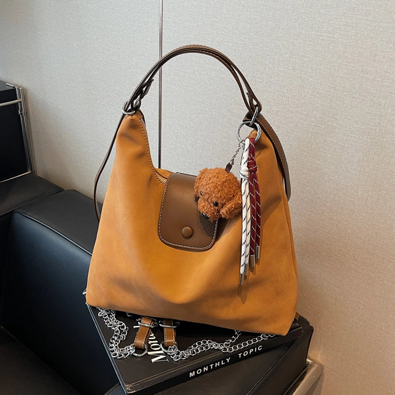 One Size Solid Color Casual Street Shopping Women’s Backpack