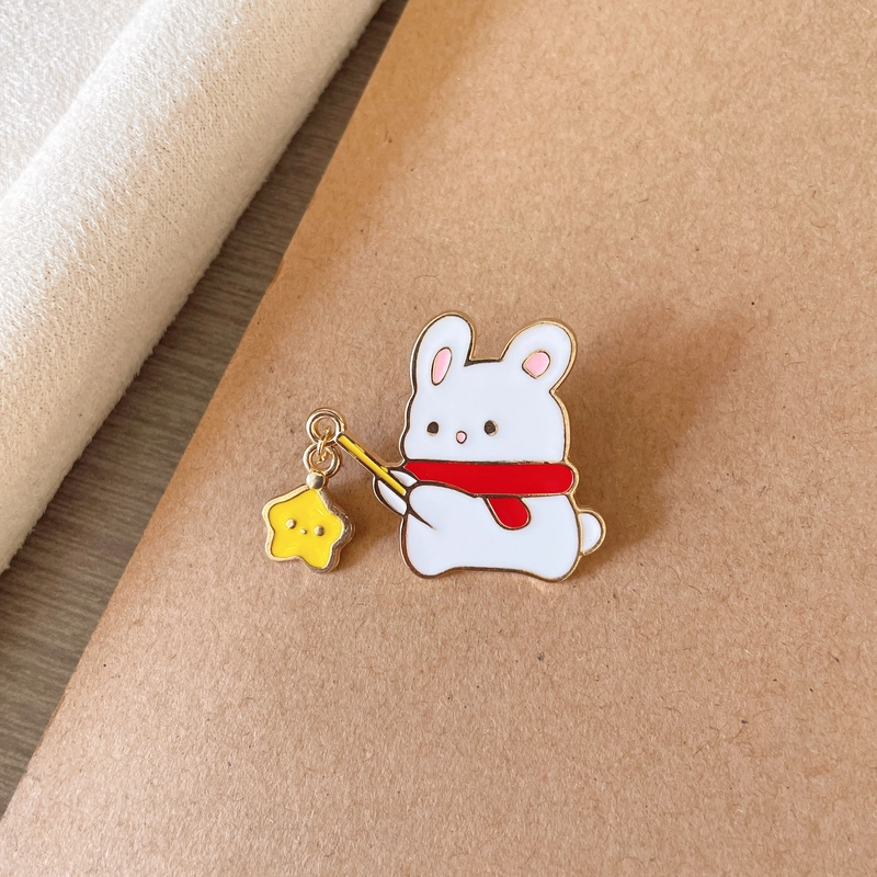 Cartoon Style Cute Pin Animal Zinc Alloy Plating Unisex Brooches