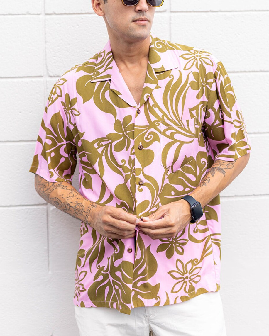 Abstract Hawaiian Aloha Shirt