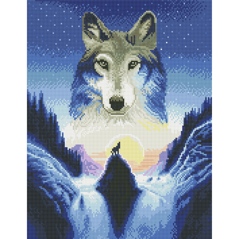 

Wolf - Square Drill Diamond Painting - 40*50CM, 501 Original