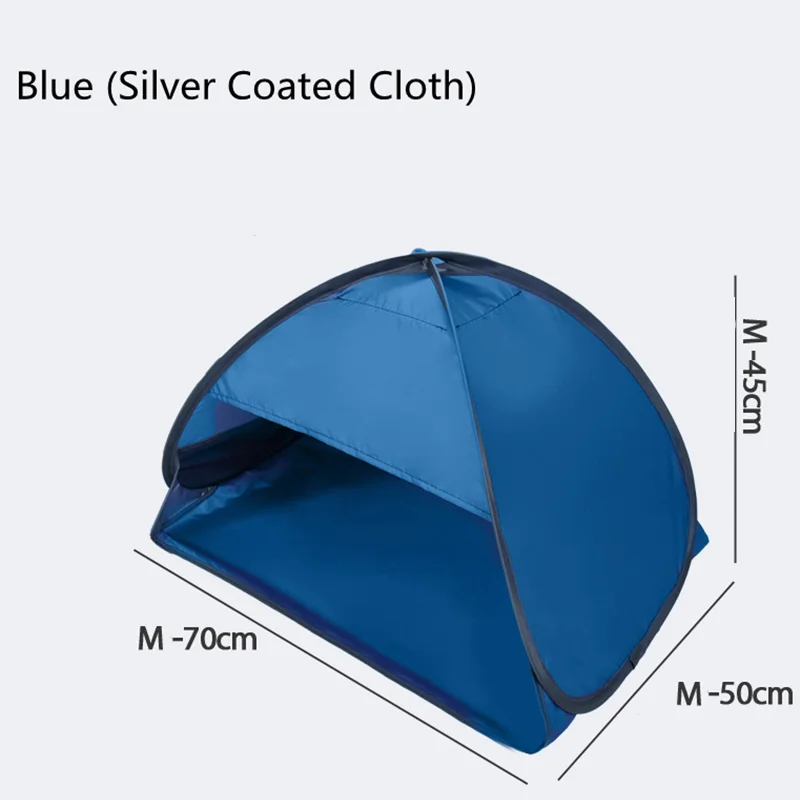 Quick-Open Tent Lazy Automatic Outdoor Camping Beach Folding Sunshade Windproof Headrest Tent Cover Fishing Survival Tool