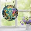 Diamond Painting Acrylic Elephant Hanging Pendant