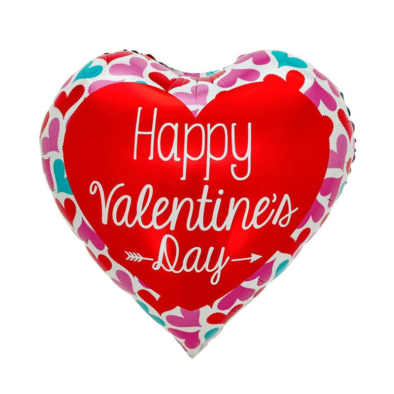 Vacation Minimalist Heart Shape Aluminum Film Travel Daily Balloons