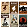 6PCS sasquatch  - Ensemble de panneaux en m&eacute;tal(20*30cm/30*40cm)