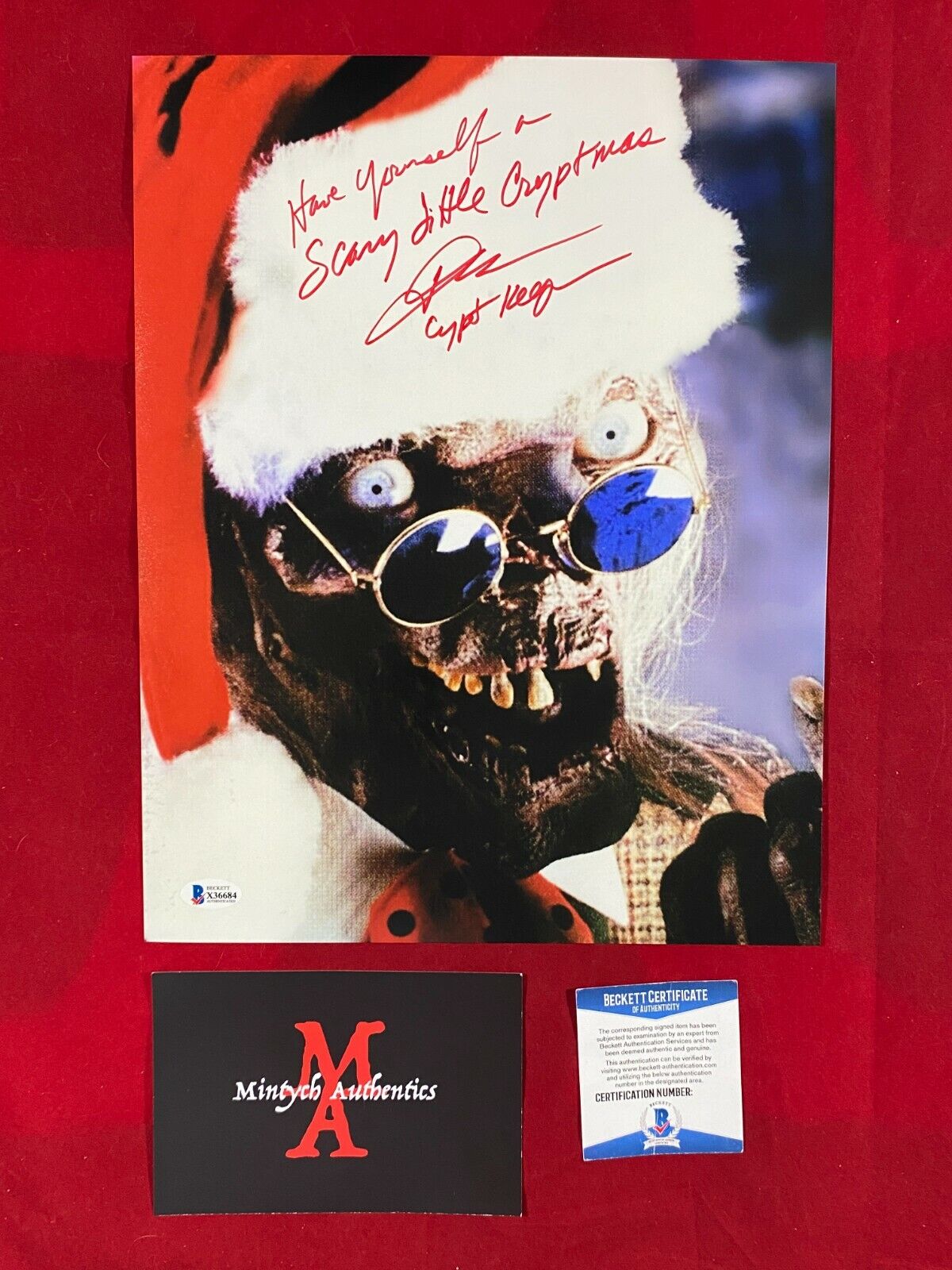 JOHN KASSIR AUTOGRAPHED SIGNED 11x14 Photo Poster painting! TALES FROM THE CRYPT! BECKETT COA!