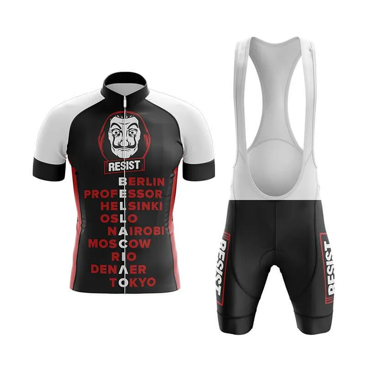 Casa De Papel Club Men's Short Sleeve Cycling Kit