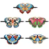 5Pcs PU Butterfly Diamond Embroidery Painting Hairpins