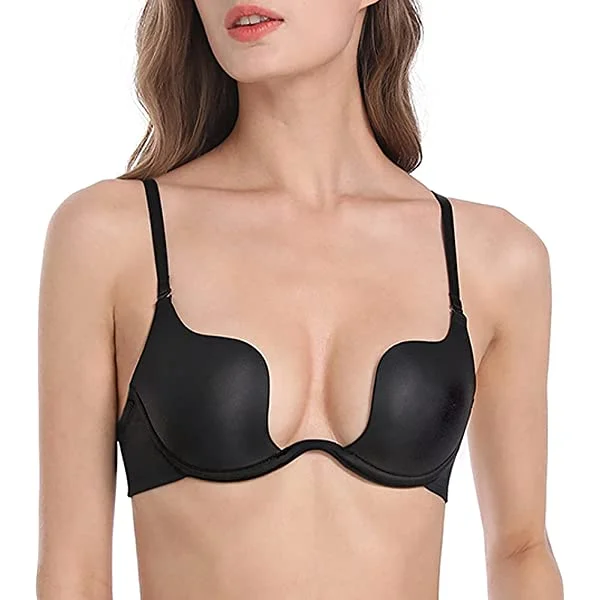 Push Up Ultra Low Deep U Bra