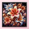 Fantasy Flower-11CT Stamped Cross Stitch 45*45cm
