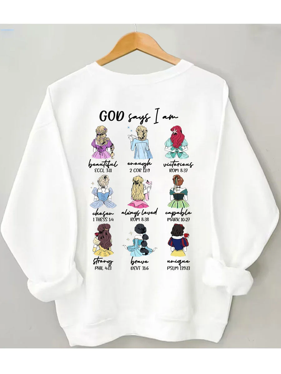 God Says I Am Beautiful Enough Sweatshirt