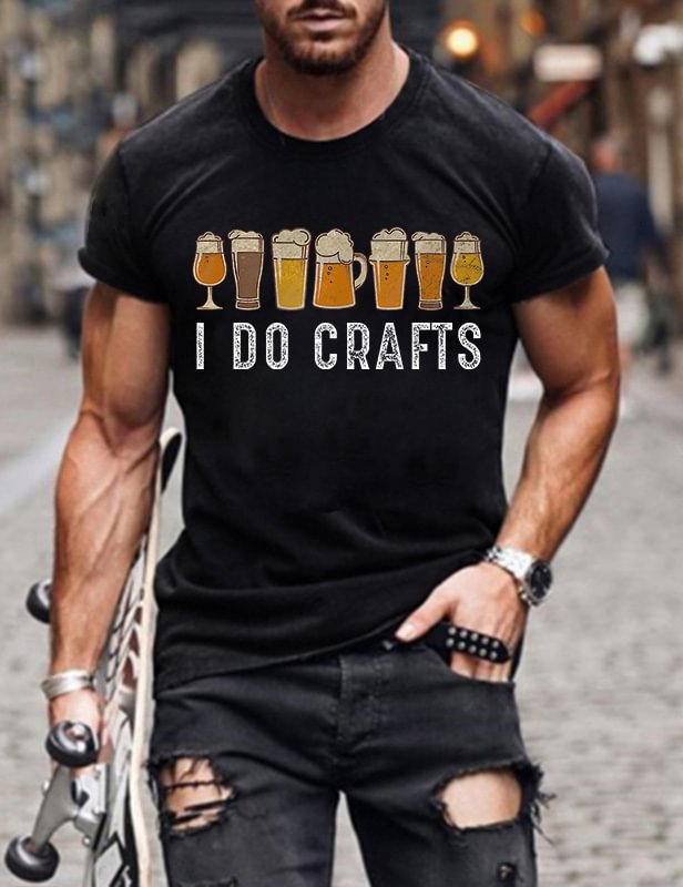 I Do Crafts Beer Man T-Shirt