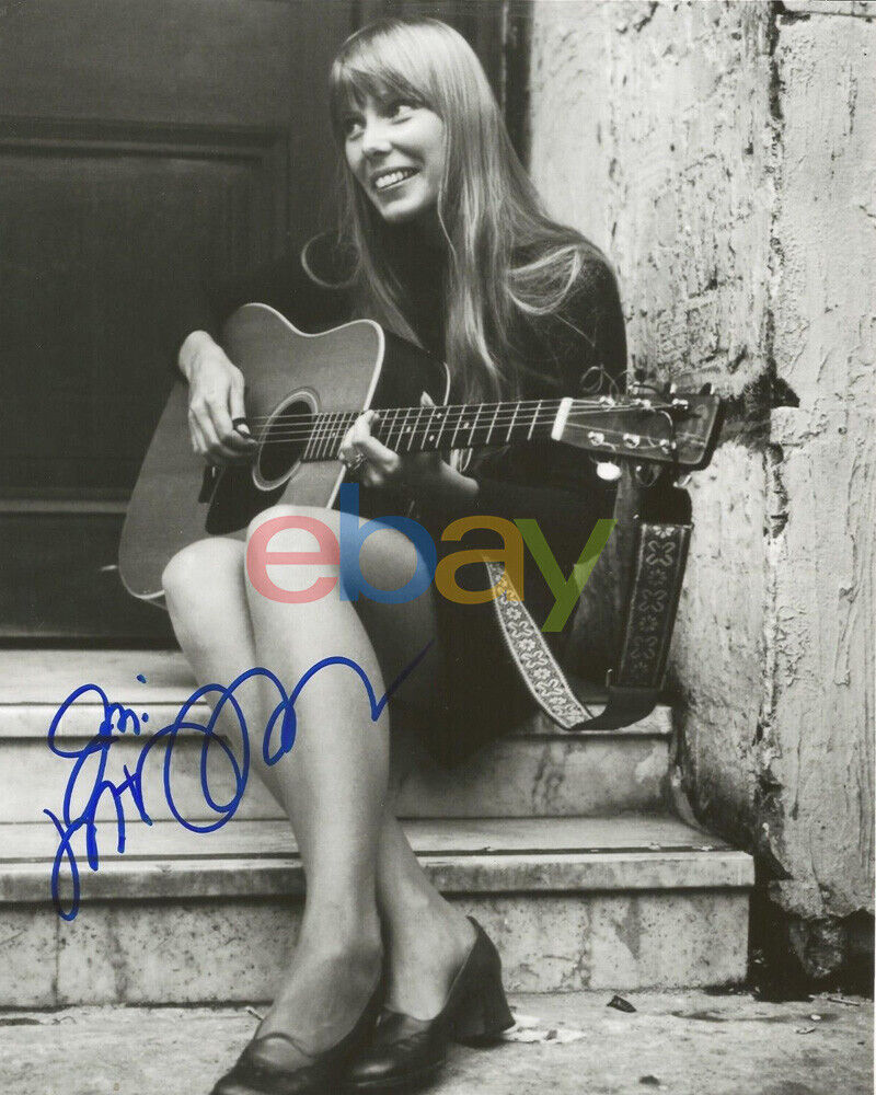 JONI MITCHELL Signed 8x10 Autographed Photo Poster painting reprint