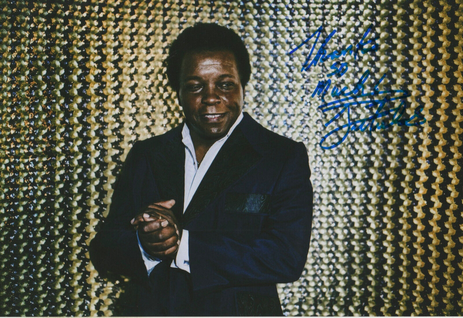 Lee Fields signed 8x12 inch Photo Poster painting autograph