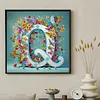 Butterfly Flower Q 5D Partial Drill DIY Diamond Painting Kit 30*30cm