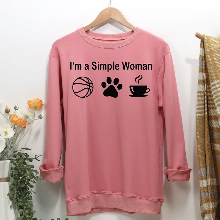 I am a hot sale simple woman sweatshirt