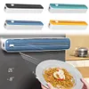 Plastic Wrap Dispenser with Cutter Magnetic Food Cling Film Cutter Kitchen Tool