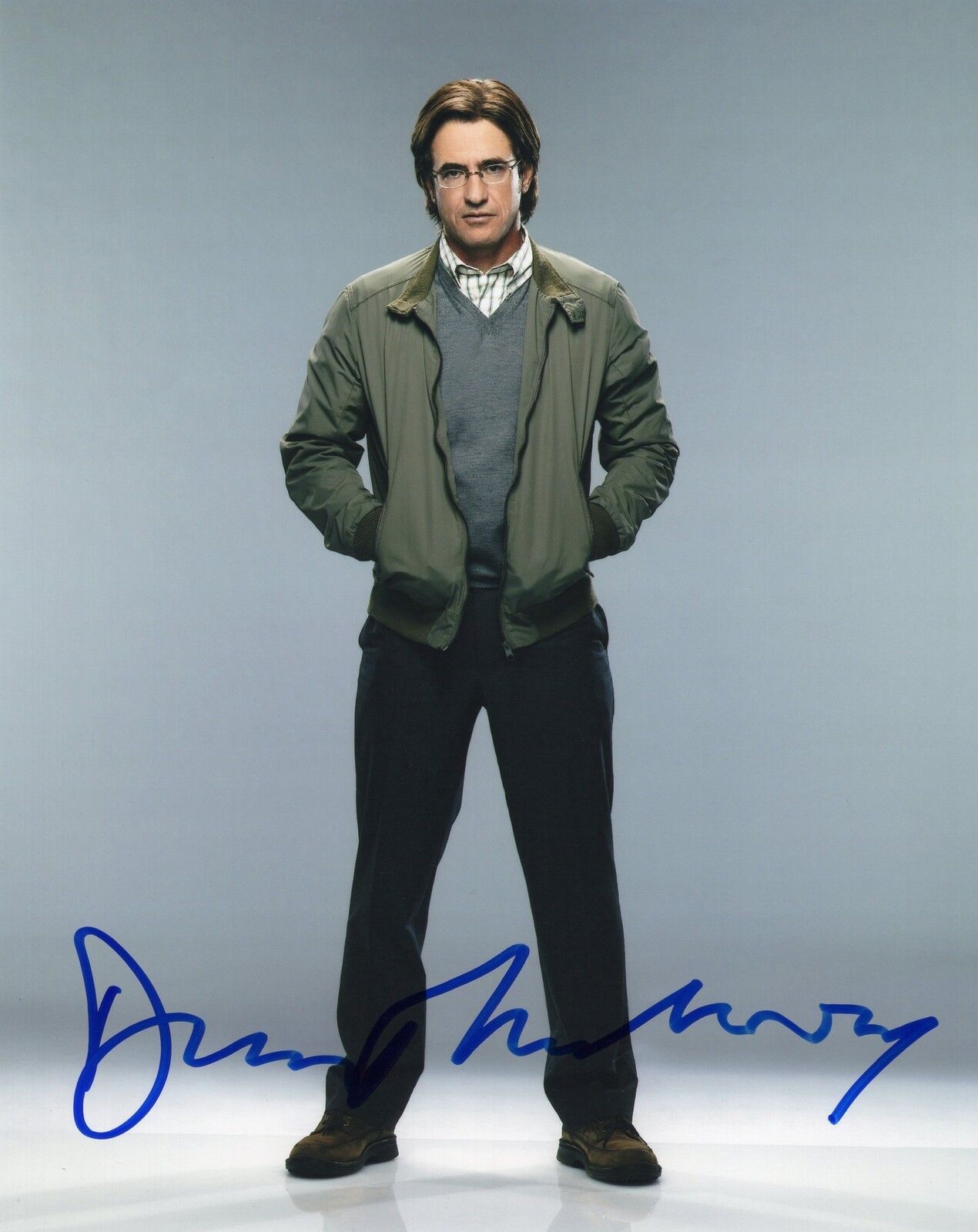 Dermot Mulroney Crisis Francis Gibson Signed 8x10 Photo Poster painting w/COA