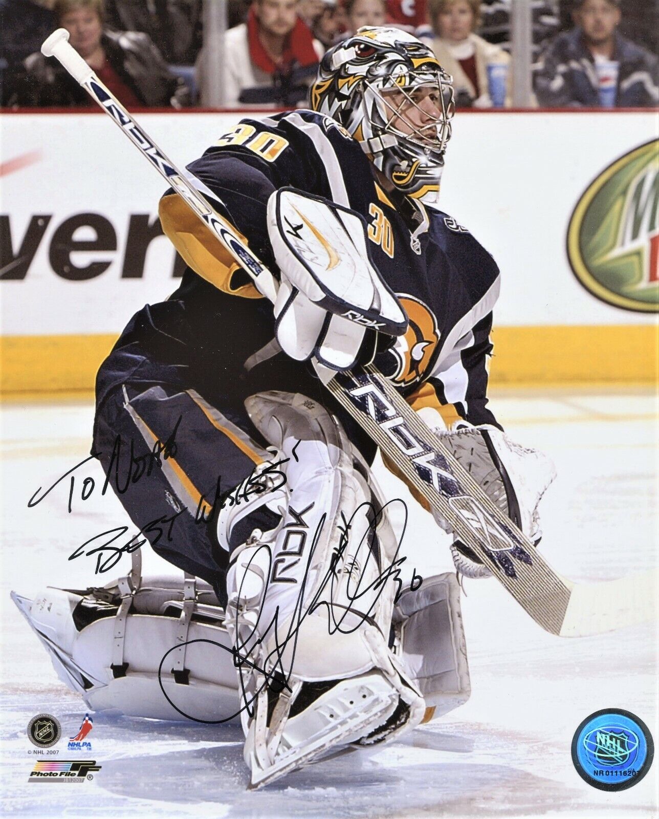 RYAN MILLER Signed Photo Poster painting