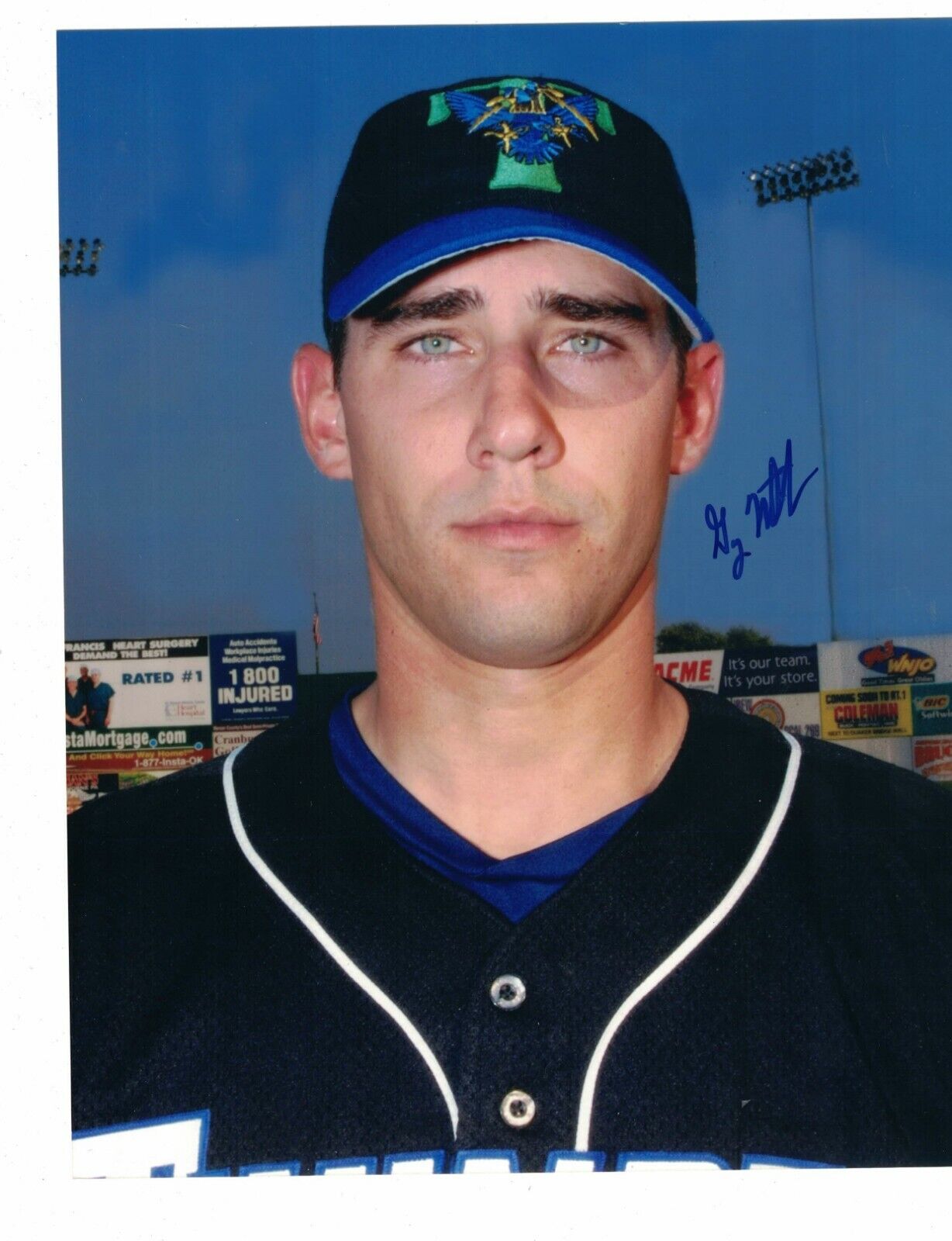 Greg Montalbano Trenton Thunder Red Sox Signed 8x10 Photo Poster painting W/Our COA