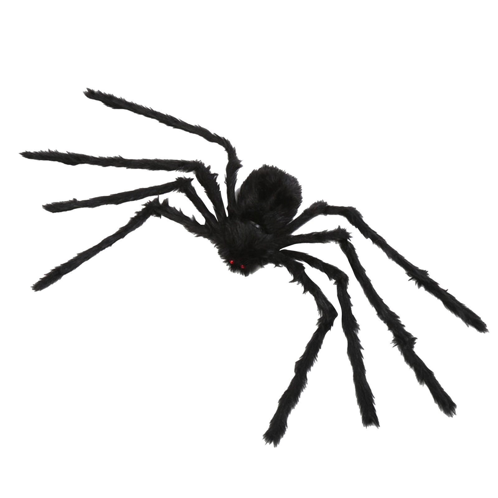 

Halloween triangle spider web spider decoration set (2m black spider + whit, 501 Original