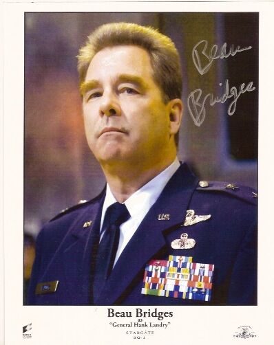 Beau Bridges signed Photo Poster painting