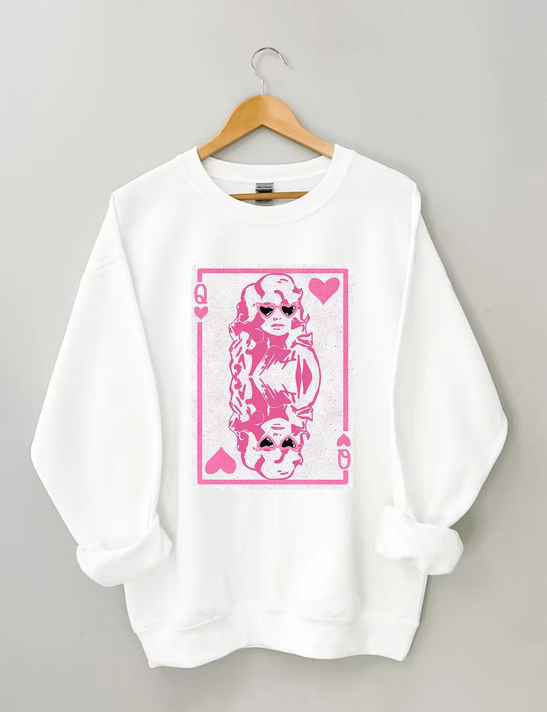 Valentine's Day Queen Of Hearts Sweatshirt