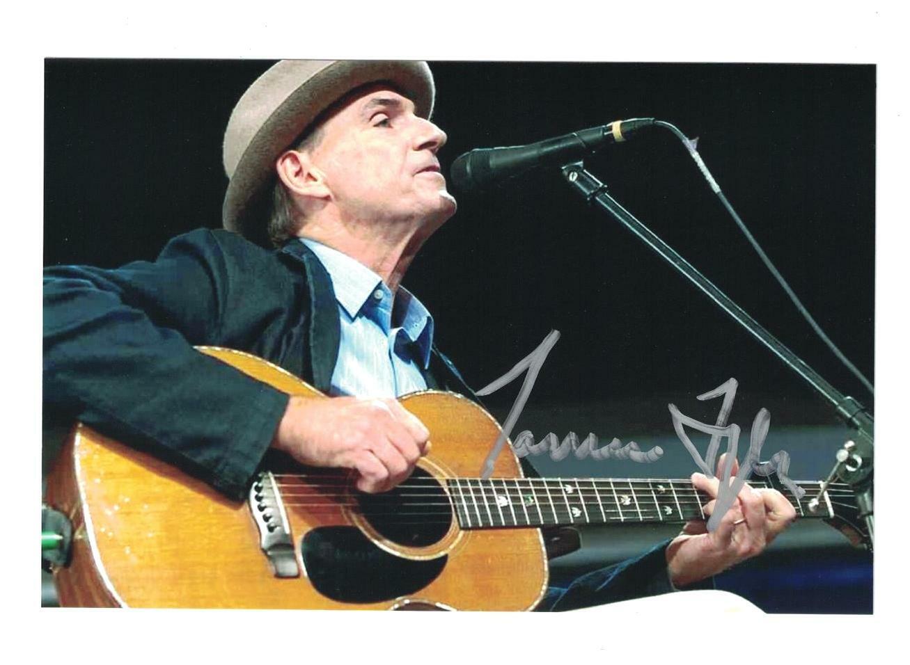James Taylor Signed Autographed 4x6 Photo Poster painting Singer A
