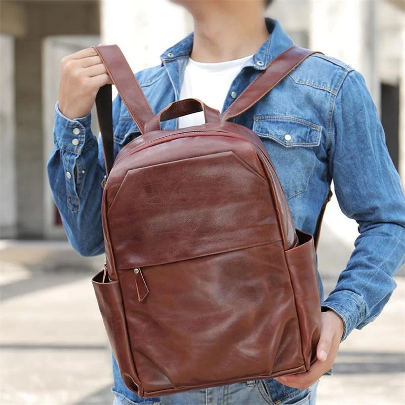 Simple Style Vintage Outdoor Casual Fashion Durable Business Backpack