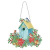 DIY Diamond Painting Garland Bird House Rhinestone Hanging Wreath Set 