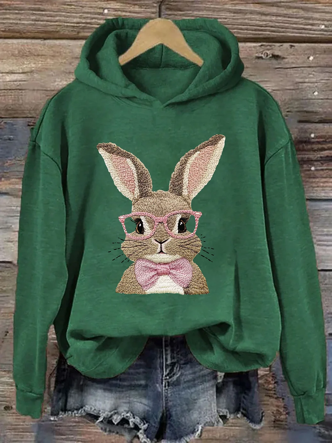 Retro Easter Bunny Hoodie