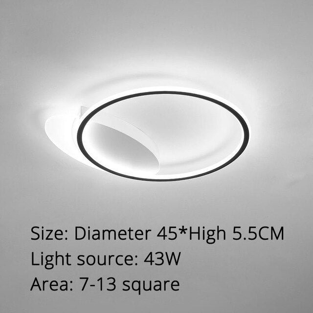 Modern Round/Square Led Ceiling Lamps For Living Room Bedroom Dining Room Light Fixtures Lustres Lampadari Dero
