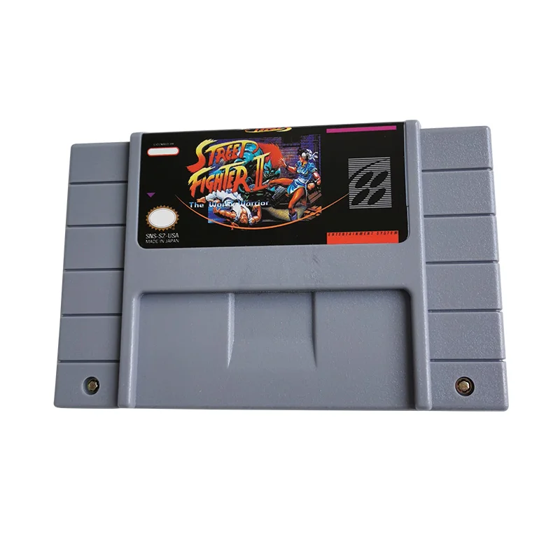 Street Fighter II: The World Warrior SNES For Super Nintendo Entertainment System - 16 Bit US Version Game Cartridge