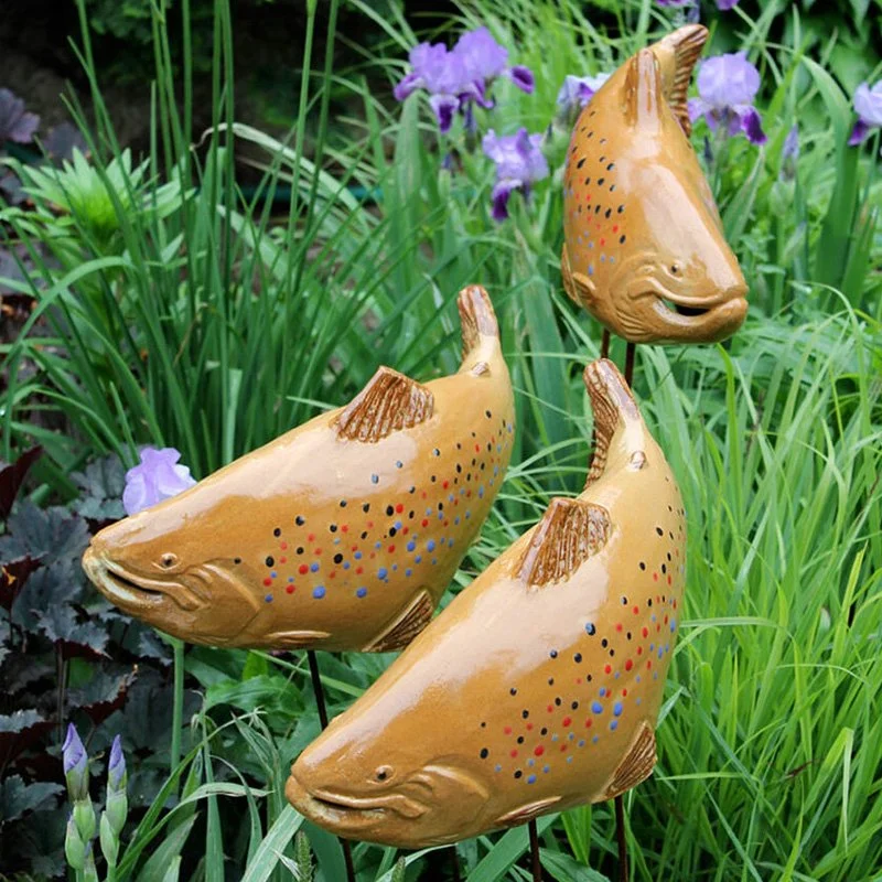 🦈Ceramic Garden Koi