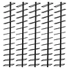 [US Local Warehouse] 5 Pack 12 Bottle Wine Rack Wall Mounted for 60 Bottles DIY Detachable Wine Holder Metal Storage Rack for Kitchen Dining Room Bar