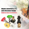 Pressure Washer Gun Adapter + 5 Nozzles Tips 1/4 Quick Connect for Karcher K2-K7