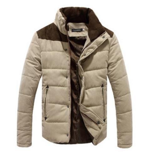 Men Autumn Winter Coats Men Parka Cotton Warm Thick Jackets Padded Coat Male Outerwear Jacket