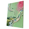 DIY Pearl Painting Kits with Frame 30x40cm Pearl Gem Paintings Picture Arts Craft for Adults Beginners Gift Home Wall Decor